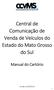 Central de Comunicação de Venda de Veículos do Estado do Mato Grosso do Sul