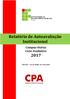 Relatório de Autoavaliação Institucional. Campus Oeiras Ciclo Avaliativo 2017