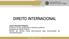 DIREITO INTERNACIONAL