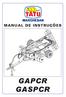 MANUAL DE INSTRUÇÕES GAPCR GASPCR