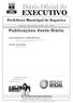 EXECUTIVO. Prefeitura Municipal de Itaparica. Sexta-Feira 04 de novembro de 2016 Ano V N 359. Publicações deste Diário