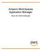 Amazon WorkSpaces Application Manager. Guia de Administração
