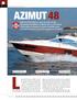 azimut 48 Cabine com sala, cozinha, dois banheiros e três camarotes