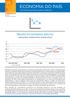 Economia do País. Análise de conjuntura económica trimestral. Produto Interno Bruto. Variações trimestrais homólogas