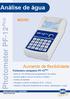 Análise de água. Aumento de flexibilidade Fotômetro compacto PF-12 Plus