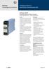 ProLine Tecnologia de Interface. Isoladores Passivos para Sinais Convencionais (Ex) IsoTrans 36/37