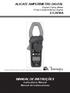 ALICATE AMPERÍMETRO DIGITAL Digital Clamp Meter Pinza Amperimétrica Digital ET-3810A