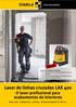 Laser de linhas cruzadas LAX 400 O laser profissional para acabamentos de interiores