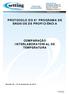 PROTOCOLO DO 8º PROGRAMA DE ENSAIOS DE PROFICIÊNCIA COMPARAÇÃO INTERLABORATORIAL DE TEMPERATURA
