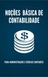 NOÇÕES BÁSICA DE CONTABILIDADE