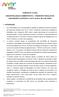 PARECER N.º 01/2018 DESCENTRALIZAÇÃO ADMINISTRATIVA TRANSPORTE REGULAR DE PASSAGEIROS ALTERAÇÃO À LEI N.º 52/2015, DE 9 DE JUNHO