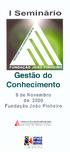 Gestão do Conhecimento