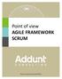 Point of view AGILE FRAMEWORK SCRUM