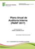 Plano Anual de Auditoria Interna (PAINT 2017)