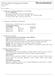 Electrochemical. Ficha de Dados de Segurança do Produto Data 14/09/2003 Versão: 1