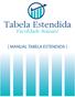 Tabela Estendida. Faculdade Sumaré [ MANUAL TABELA ESTENDIDA ]