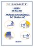 ANÁLISE ERGONÔMICA DO TRABALHO