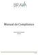 Manual de Compliance. Área de Gestão de Compliance Versão 1.3