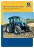 NEW HOLLAND TND-A, TNS-A. Modelos TN70DA, TN75DA, TN85DA, TN95DA, TN70SA, TN75SA e TN85SA