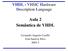 Aula 2 Semântica de VHDL