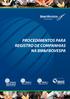 Procedimentos para registro de companhias na BM&FBOVESPA