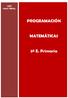 CEIP ISAAC PERAL PROGRAMACIÓN MATEMÁTICAS. 3º E. Primaria