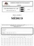 COPESE PROVA TEÓRICA MÉDICO NOME LEGÍVEL:... ASSINATURA:...