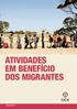 ATIVIDADES EM BENEFÍCIO DOS MIGRANTES