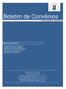 Boletim de Convênios Volume 40/edição 2 - março de 2018