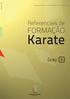 Versão Referenciais de FORMAÇÃO. Karate