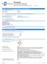 SECÇÃO 1: Identificação da substância/mistura e da sociedade/empresa. SECÇÃO 2: Identificação dos perigos Identificador do produto