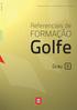 Versão Referenciais de FORMAÇÃO. Golfe