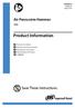 Product Information. Air Percussive Hammer Edition 8 May 2014