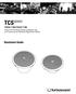 TCS SERIES TCS52C-T-WH/TCS32C-T-WH. 2 Way 5/3.5 Full Range Ceiling Loudspeaker with Line Transformer for Installation Applications (White)