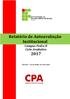 Relatório de Autoavaliação Institucional Campus Pedro II Ciclo Avaliativo 2017