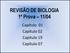 REVISÃO DE BIOLOGIA 1ª Prova 11/04. Capítulo 01 Capítulo 02 Capítulo 19 Capítulo 07