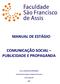 MANUAL DE ESTÁGIO COMUNICAÇÃO SOCIAL PUBLICIDADE E PROPAGANDA