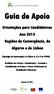 Guia de Apoio. Orientações para Candidaturas Ano 2013 Regiões de Convergência, do Algarve e de Lisboa