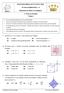 Escola Secundária com 3º ciclo D. Dinis. 10º Ano de Matemática A. Geometria no Plano e no Espaço I. Grupo I