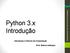 Python 3.x Introdução