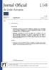 Jornal Oficial da União Europeia L 143. Legislação. Atos não legislativos. 60. o ano. Edição em língua portuguesa. 3 de junho de 2017.