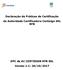 Declaração de Práticas de Certificação da Autoridade Certificadora Certisign SSL RFB