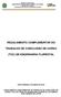 REGULAMENTO COMPLEMENTAR DO TRABALHO DE CONCLUSÃO DE CURSO (TCC) DE ENGENHARIA FLORESTAL
