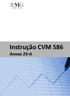 RMG Capital Soluções em Governança Corporativa Tel.: + (55 11) Instrução CVM 586 Anexo 29-A