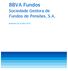 BBVA Fundos Sociedade Gestora de Fundos de Pensões, S.A.