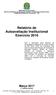 Relatório de Autoavaliação Institucional Exercício 2016