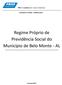 Regime Próprio de Previdência Social do Município de Belo Monte - AL