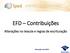 EFD Contribuições. Alterações no leiaute e regras de escrituração