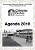 Universidade Federal do Pampa UNIPAMPA Campus Caçapava do Sul. Agenda 2018