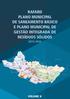 RAFARD PLANO MUNICIPAL DE SANEAMENTO BÁSICO E PLANO MUNICIPAL DE GESTÃO INTEGRADA DE RESÍDUOS SÓLIDOS